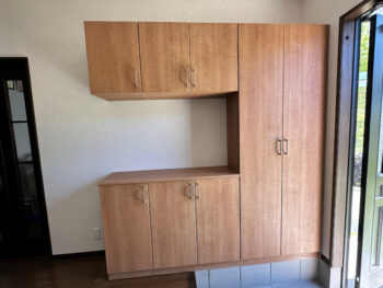 岡崎市:大容量シューズボックス設置 家族が増えてもスッキリ収納